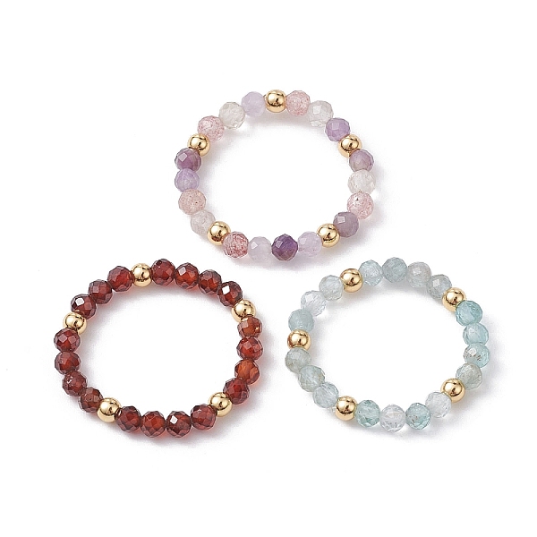 PandaHall 3Pcs Natural Gemstone Faceted Round Stretch Finger Rings, Brass Round Beaded Finger Rings for Women, Inner Diameter: 18mm...
PandaHall 3Pcs Natural Gemstone Faceted Round Stretch Finger Rings, Brass Round Beaded Finger Rings for Women, Inner Diameter: 18mm...