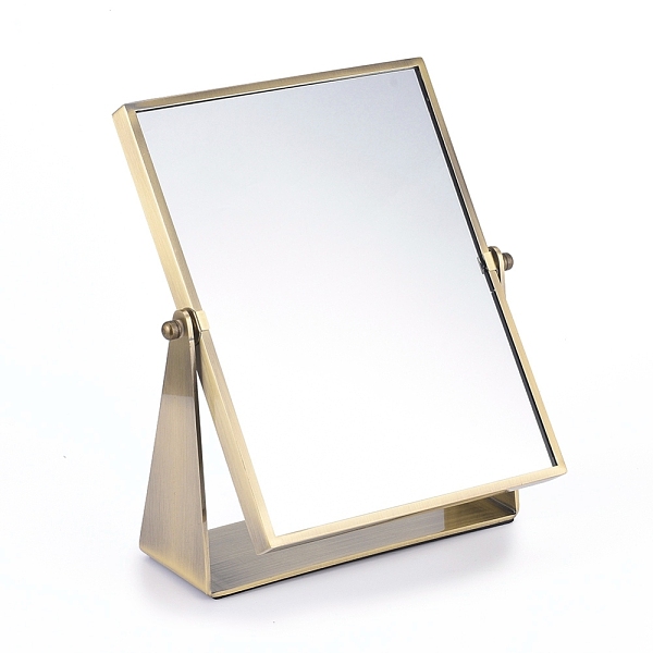 PandaHall Rotatable Iron Makeup Mirror, Double-Sided Mirror, Rectangle, Antique Bronze, 27.4x21.4x6.9cm Iron Rectangle
PandaHall Rotatable Iron Makeup Mirror, Double-Sided Mirror, Rectangle, Antique Bronze, 27.4x21.4x6.9cm Iron Rectangle