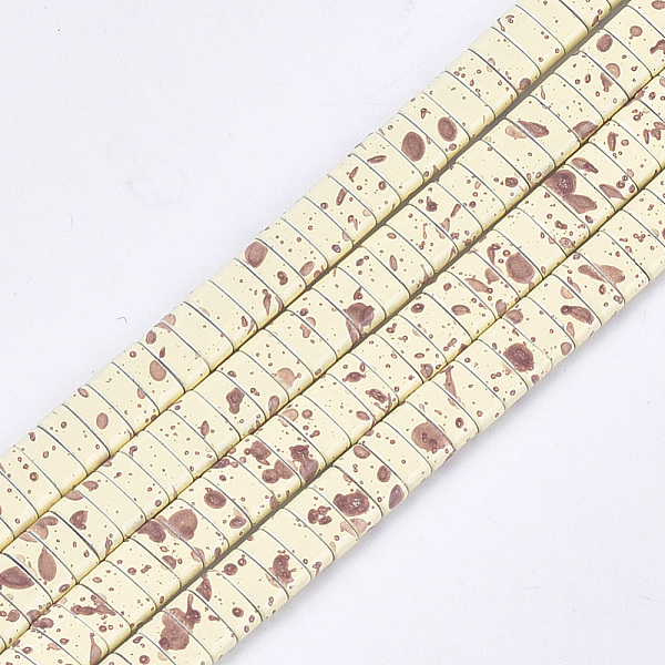 PandaHall Spray Painted Non-magnetic Synthetic Hematite Beads, Two Hole Carrier Beads, For Tile Elastic Bracelets Making, Rectangle, Light..., Yellow
PandaHall Spray Painted Non-magnetic Synthetic Hematite Beads, Two Hole Carrier Beads, For Tile Elastic Bracelets Making, Rectangle, Light..., Yellow
