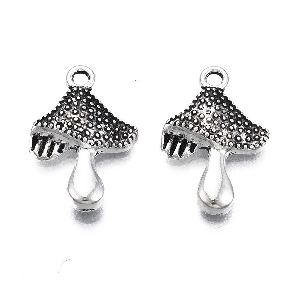 PandaHall Tibetan Style Alloy Pendants, Cadmium Free & Lead Free, Mushroom, Antique Silver, 20x14x3mm, Hole: 1.8mm, about 910pcs/1000g Alloy...
PandaHall Tibetan Style Alloy Pendants, Cadmium Free & Lead Free, Mushroom, Antique Silver, 20x14x3mm, Hole: 1.8mm, about 910pcs/1000g Alloy...