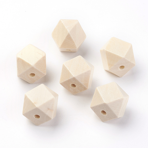 PandaHall Unfinished Wood Beads, Natural Wooden Beads, Polygon, Navajo White, 15x15x15mm, Hole: 3.5mm Wood Polygon
PandaHall Unfinished Wood Beads, Natural Wooden Beads, Polygon, Navajo White, 15x15x15mm, Hole: 3.5mm Wood Polygon