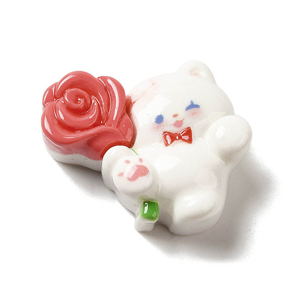 PandaHall Opaque Resin Decoden Cabochons, Animal with Flower, Cat Shape, 24.5x27x11mm Resin Cat Shape
PandaHall Opaque Resin Decoden Cabochons, Animal with Flower, Cat Shape, 24.5x27x11mm Resin Cat Shape