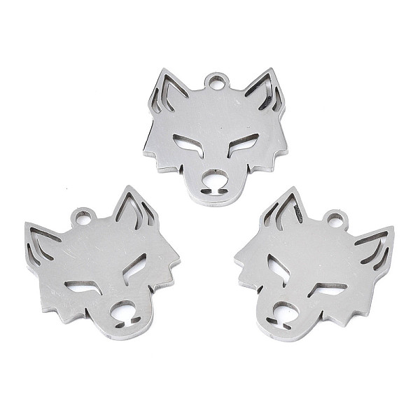 PandaHall 201 Stainless Steel Pendants, Laser Cut, Wolf Head, Stainless Steel Color, 16x15x1mm, Hole: 1.4mm 201 Stainless Steel Other Animal
PandaHall 201 Stainless Steel Pendants, Laser Cut, Wolf Head, Stainless Steel Color, 16x15x1mm, Hole: 1.4mm 201 Stainless Steel Other Animal