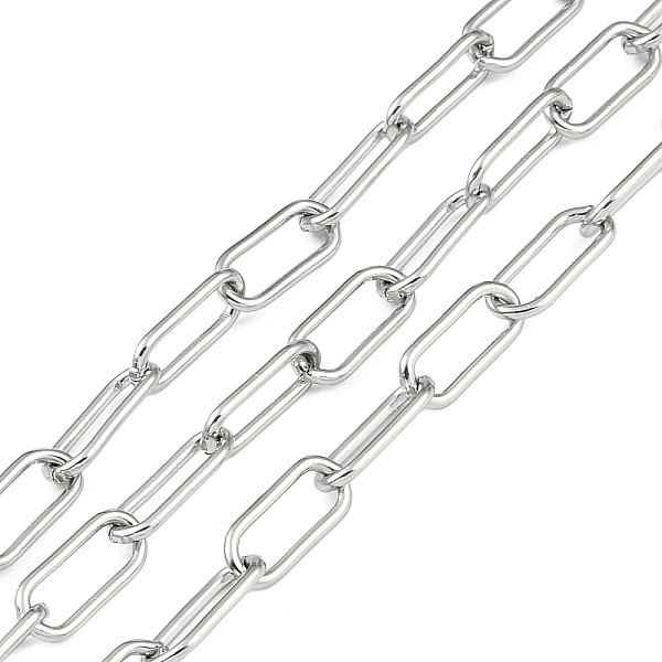 PandaHall 304 Stainless Steel Paperclip Chains, Drawn Elongated Cable Chains, Unwelded, with Card Paper, Stainless Steel Color, 16x7.5x1.5mm...
PandaHall 304 Stainless Steel Paperclip Chains, Drawn Elongated Cable Chains, Unwelded, with Card Paper, Stainless Steel Color, 16x7.5x1.5mm...