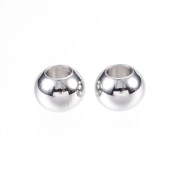 PandaHall 304 Stainless Steel Beads, Rondelle, Stainless Steel Color, 6x4.5mm, Hole: 3mm 304 Stainless Steel Rondelle
PandaHall 304 Stainless Steel Beads, Rondelle, Stainless Steel Color, 6x4.5mm, Hole: 3mm 304 Stainless Steel Rondelle