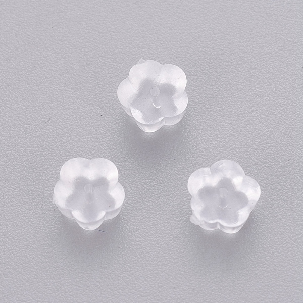 PandaHall Plastic Ear Nuts, Earring Backs, Plum Blossom, Clear, 5x5x3mm, Hole: 0.7mm Plastic Flower Clear
PandaHall Plastic Ear Nuts, Earring Backs, Plum Blossom, Clear, 5x5x3mm, Hole: 0.7mm Plastic Flower Clear