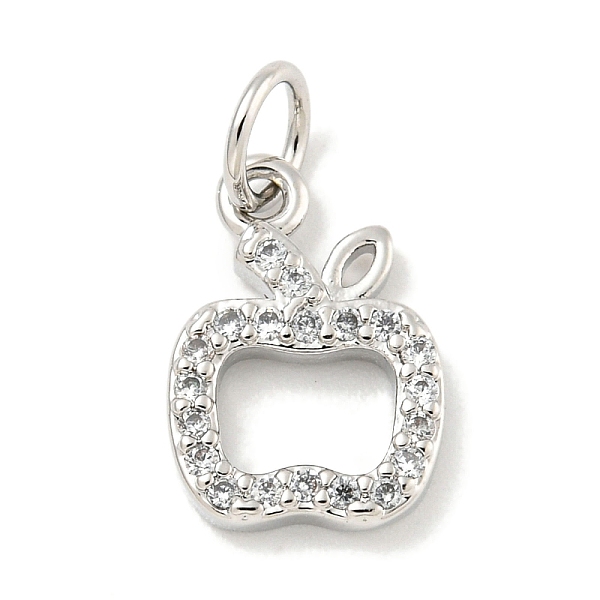 PandaHall Rack Plating Brass Micro Pave Clear Cubic Zirconia Pendants, Long-Lasting Plated, with Jump Rings, Lead Free & Cadmium Free, Apple...
PandaHall Rack Plating Brass Micro Pave Clear Cubic Zirconia Pendants, Long-Lasting Plated, with Jump Rings, Lead Free & Cadmium Free, Apple...