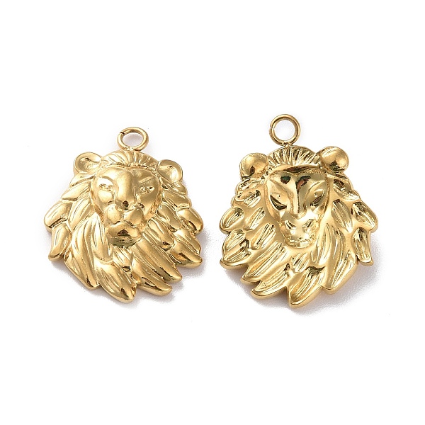 PandaHall Ion Plating(IP) 304 Stainless Steel Pendants, Lion Charm, Golden, 25x20x4.5mm, Hole: 2.3mm 304 Stainless Steel Lion
PandaHall Ion Plating(IP) 304 Stainless Steel Pendants, Lion Charm, Golden, 25x20x4.5mm, Hole: 2.3mm 304 Stainless Steel Lion
