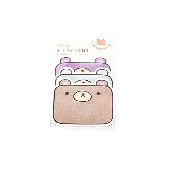 PandaHall Paper Memo Pad Sticky Notes, Sticker Tabs, for Office School Reading, Bear Pattern, 102x66mm Paper Bear
PandaHall Paper Memo Pad Sticky Notes, Sticker Tabs, for Office School Reading, Bear Pattern, 102x66mm Paper Bear