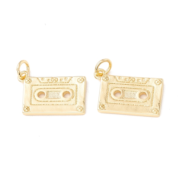 PandaHall Brass Pendants, with Jump Rings, Cadmium Free & Lead Free, Long-Lasting Plated, Cassette, Real 18K Gold Plated, 20x18.5x1.5mm...
PandaHall Brass Pendants, with Jump Rings, Cadmium Free & Lead Free, Long-Lasting Plated, Cassette, Real 18K Gold Plated, 20x18.5x1.5mm...