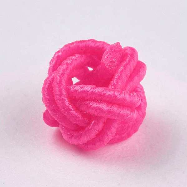 PandaHall Polyester Weave Beads, Round, Deep Pink, 6.5x4.5mm, Hole: 4mm Polyester Round Pink
PandaHall Polyester Weave Beads, Round, Deep Pink, 6.5x4.5mm, Hole: 4mm Polyester Round Pink