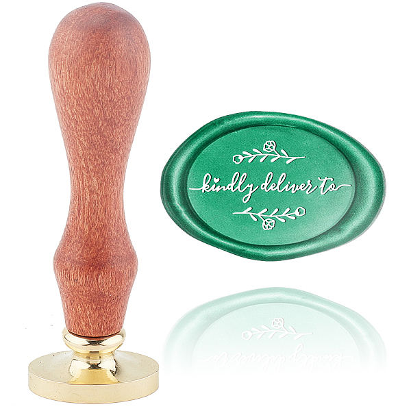 PandaHall CRASPIRE Wax Seal Stamp Kindly Deliver to Sealing Wax Stamps Oval 20×30mm Removable Brass Head Sealing Stamp with Wooden Handle...
PandaHall CRASPIRE Wax Seal Stamp Kindly Deliver to Sealing Wax Stamps Oval 20×30mm Removable Brass Head Sealing Stamp with Wooden Handle...