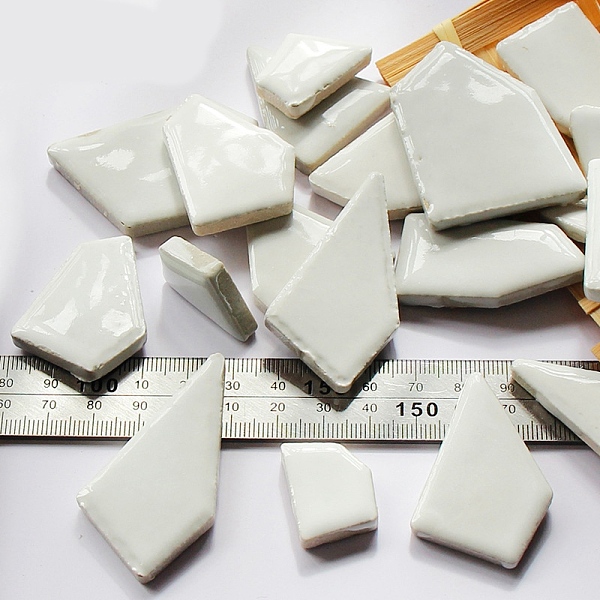 PandaHall Porcelain Mosaic Tiles, Irregular Shape Mosaic Tiles, for DIY Mosaic Art Crafts, Picture Frames, Polygon, White, 15~60x5mm, about...
PandaHall Porcelain Mosaic Tiles, Irregular Shape Mosaic Tiles, for DIY Mosaic Art Crafts, Picture Frames, Polygon, White, 15~60x5mm, about...