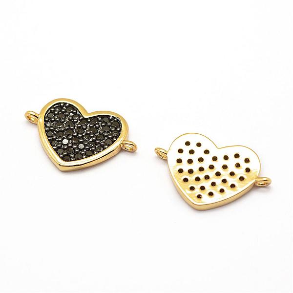 PandaHall Brass Micro Pave Grade AAA Cubic Zirconia Links, Cadmium Free & Nickel Free & Lead Free, Flat Round, Real 18K Gold Plated..., Black
PandaHall Brass Micro Pave Grade AAA Cubic Zirconia Links, Cadmium Free & Nickel Free & Lead Free, Flat Round, Real 18K Gold Plated..., Black