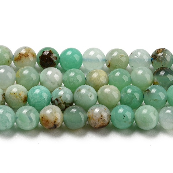 PandaHall Natural Chrysoprase Beads Strands, Round, 4mm, Hole: 0.7mm, about 82~90pcs/strand, 15.55''~15.94''(39.5~40.5cm) Chrysoprase Round
PandaHall Natural Chrysoprase Beads Strands, Round, 4mm, Hole: 0.7mm, about 82~90pcs/strand, 15.55''~15.94''(39.5~40.5cm) Chrysoprase Round