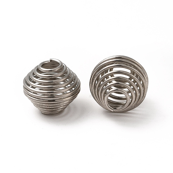 PandaHall 304 Stainless Steel Spring Beads, Bicone, Stainless Steel Color, 11x10mm 304 Stainless Steel Bicone
PandaHall 304 Stainless Steel Spring Beads, Bicone, Stainless Steel Color, 11x10mm 304 Stainless Steel Bicone
