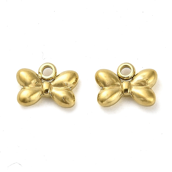 PandaHall 304 Stainless Steel Pendants, Bowknot Charm, Real 14K Gold Plated, 7.5x10x2.5mm, Hole: 1.6mm 304 Stainless Steel Bowknot
PandaHall 304 Stainless Steel Pendants, Bowknot Charm, Real 14K Gold Plated, 7.5x10x2.5mm, Hole: 1.6mm 304 Stainless Steel Bowknot