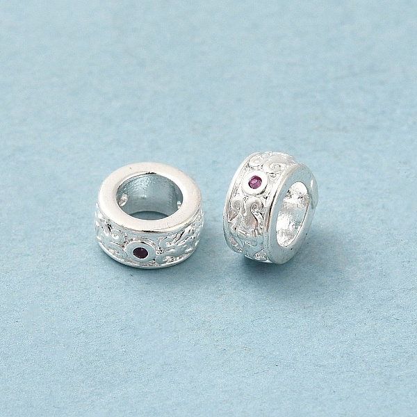 PandaHall Rack Plating Brass Cubic Zirconia Beads, Long-Lasting Plated, Lead Free & Cadmium Free, Column, Silver, 6.5x3mm, Hole: 3.5mm...
PandaHall Rack Plating Brass Cubic Zirconia Beads, Long-Lasting Plated, Lead Free & Cadmium Free, Column, Silver, 6.5x3mm, Hole: 3.5mm...