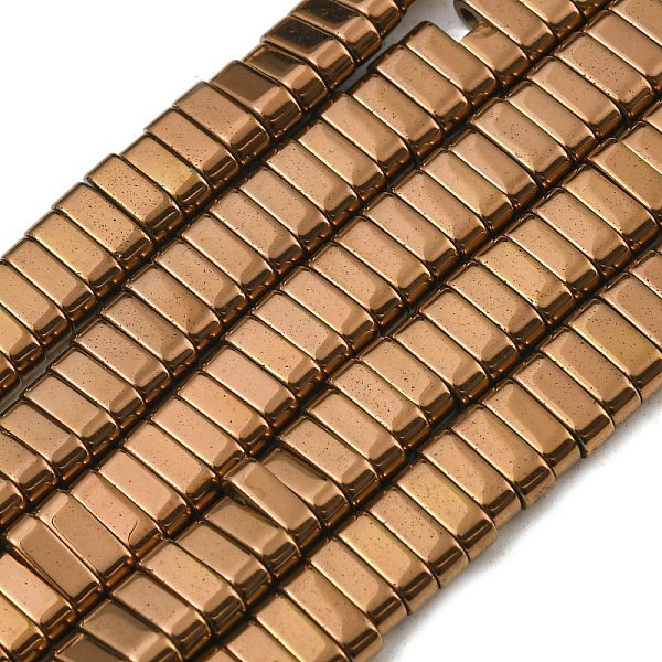PandaHall Electroplated Non-magnetic Synthetic Hematite Beads Strands, Rectangle, 2-Hole, Dark Goldenrod, 6x2x3mm, Hole: 1.2mm, about...
PandaHall Electroplated Non-magnetic Synthetic Hematite Beads Strands, Rectangle, 2-Hole, Dark Goldenrod, 6x2x3mm, Hole: 1.2mm, about...