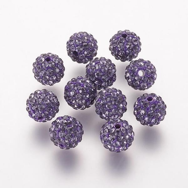 PandaHall Polymer Clay Rhinestone Beads, Grade A, Round, Pave Disco Ball Beads, Purple Velvet, 8x7.5mm, Hole: 1mm Polymer Clay+Glass...
PandaHall Polymer Clay Rhinestone Beads, Grade A, Round, Pave Disco Ball Beads, Purple Velvet, 8x7.5mm, Hole: 1mm Polymer Clay+Glass...