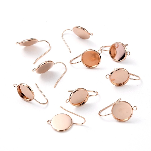 PandaHall 304 Stainless Steel Earring Hooks, with Vertical Loop, Flat Round, Real Rose Gold Plated, 25.5x14x2mm, Hole: 1.8mm, Tray: 12mm, 20...
PandaHall 304 Stainless Steel Earring Hooks, with Vertical Loop, Flat Round, Real Rose Gold Plated, 25.5x14x2mm, Hole: 1.8mm, Tray: 12mm, 20...