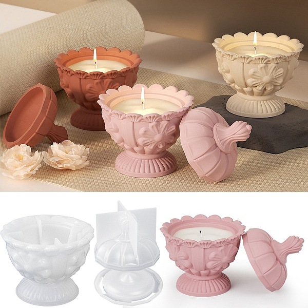 PandaHall DIY Candle Cup Silicone Molds, Storage Box Molds, Resin Plaster Cement Casting Molds, Clear, 12x8.6cm, Inner Diameter: 7.9cm...
PandaHall DIY Candle Cup Silicone Molds, Storage Box Molds, Resin Plaster Cement Casting Molds, Clear, 12x8.6cm, Inner Diameter: 7.9cm...