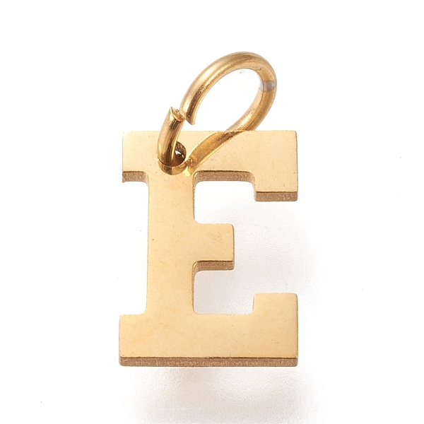 PandaHall 304 Stainless Steel Pendants, with Jump Rings, Manual Polishing, Golden, Letter.E, 10x7x1mm, Hole: 4.5mm 304 Stainless Steel...
PandaHall 304 Stainless Steel Pendants, with Jump Rings, Manual Polishing, Golden, Letter.E, 10x7x1mm, Hole: 4.5mm 304 Stainless Steel...