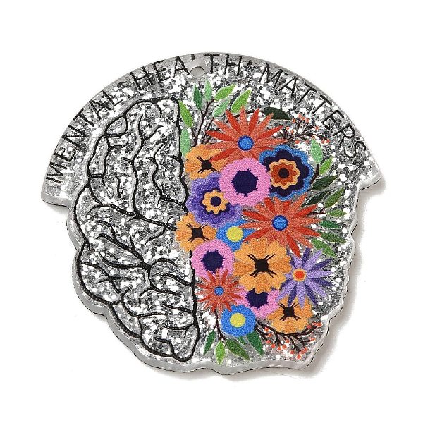 PandaHall Nurse's Day Acrylic Keychain Pendants, with Glitter, Flower, 39x39.5x2mm, Hole: 1.5mm Acrylic Flower
PandaHall Nurse's Day Acrylic Keychain Pendants, with Glitter, Flower, 39x39.5x2mm, Hole: 1.5mm Acrylic Flower