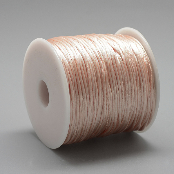 PandaHall Nylon Thread, Rattail Satin Cord, PeachPuff, about 1mm, about 76.55 yards(70m)/roll Nylon Brown
PandaHall Nylon Thread, Rattail Satin Cord, PeachPuff, about 1mm, about 76.55 yards(70m)/roll Nylon Brown