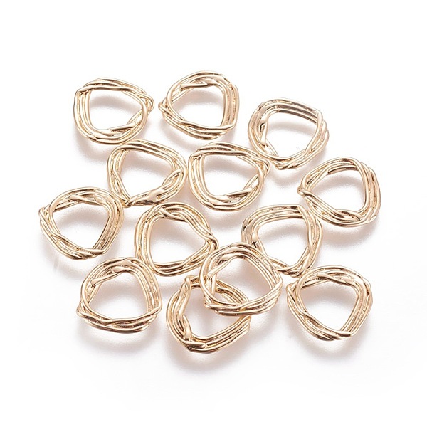 PandaHall Brass Linking Rings, Flat Round, Nickel Free, Real 18K Gold Plated, 15x1~1.5mm, Hole: 9~10mm Brass Flat Round
PandaHall Brass Linking Rings, Flat Round, Nickel Free, Real 18K Gold Plated, 15x1~1.5mm, Hole: 9~10mm Brass Flat Round
