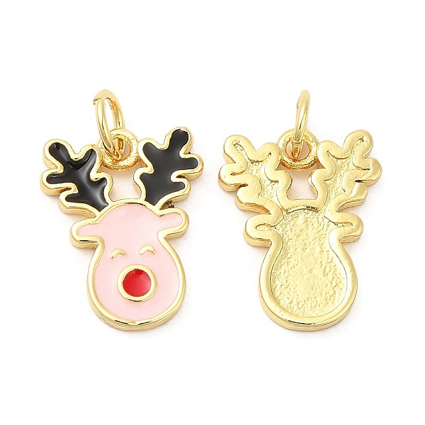 PandaHall Christmas Rack Plating Brass Enamel Pendants, with Jump Ring, Lead Free & Cadmium Free, Long-Lasting Real 18K Gold Plated, Deer..., Black
PandaHall Christmas Rack Plating Brass Enamel Pendants, with Jump Ring, Lead Free & Cadmium Free, Long-Lasting Real 18K Gold Plated, Deer..., Black