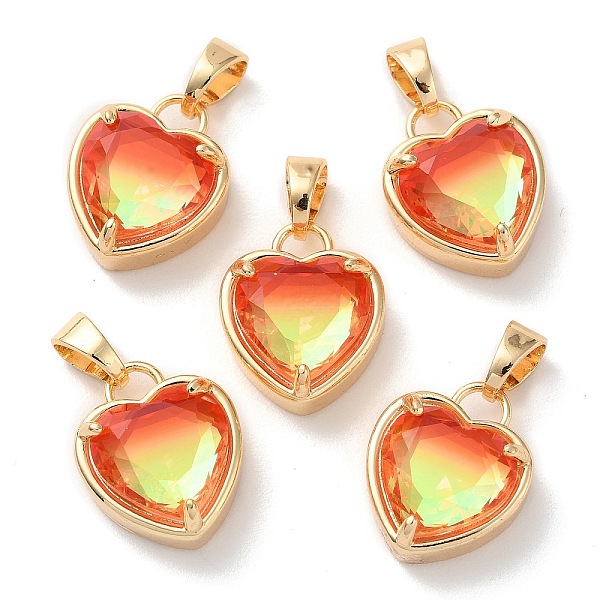 PandaHall K9 Glass Pendants, with Golden Tone Brass Findings, Faceted, Heart Charms, Hyacinth, 18x15x7.7mm, Hole: 5x3mm K9 Glass Heart Red
PandaHall K9 Glass Pendants, with Golden Tone Brass Findings, Faceted, Heart Charms, Hyacinth, 18x15x7.7mm, Hole: 5x3mm K9 Glass Heart Red