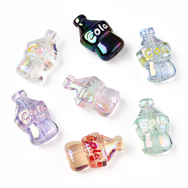 PandaHall UV Plating Transparent Acrylic Beads, with Enamel, Iridescent, Soda Bottle, Mixed Color, 30x19x12.5mm, Hole: 2mm Acrylic Bottle..., Multicolor
PandaHall UV Plating Transparent Acrylic Beads, with Enamel, Iridescent, Soda Bottle, Mixed Color, 30x19x12.5mm, Hole: 2mm Acrylic Bottle..., Multicolor
