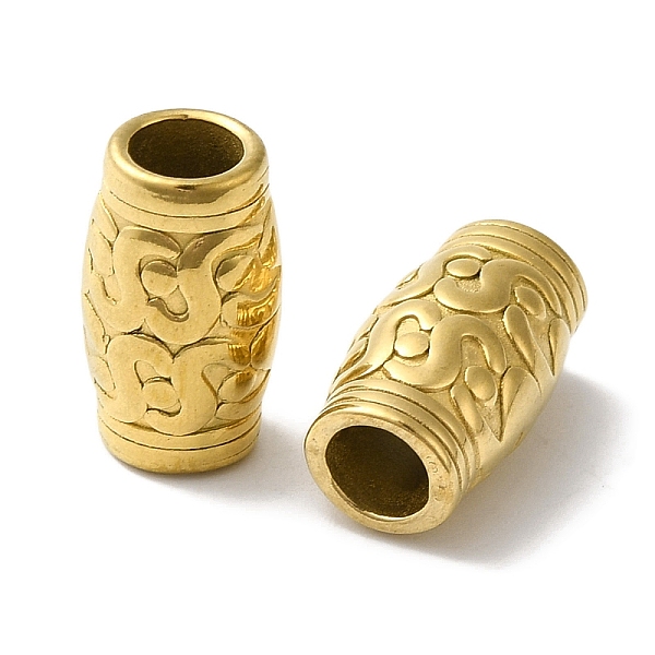 PandaHall 304 Stainless Steel European Beads, Large Hole Beads, Column, Golden, 13x7x7mm, Hole: 4mm 304 Stainless Steel Column
PandaHall 304 Stainless Steel European Beads, Large Hole Beads, Column, Golden, 13x7x7mm, Hole: 4mm 304 Stainless Steel Column