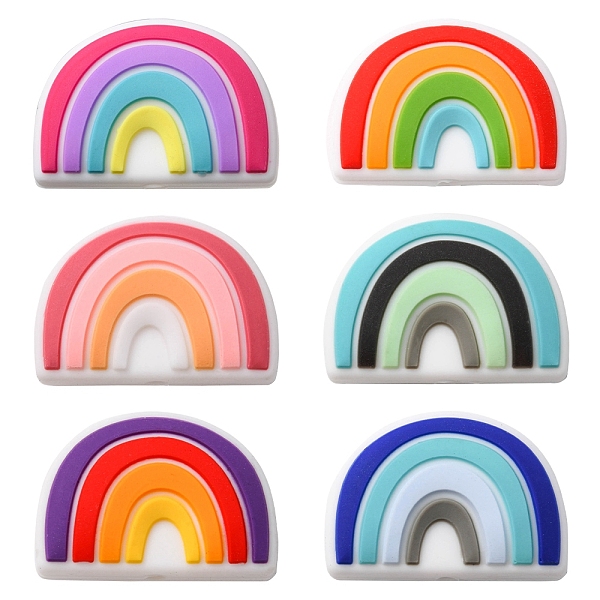 PandaHall 6Pcs 6 Colors Food Grade Eco-Friendly Silicone Focal Beads, Chewing Beads For Teethers, DIY Nursing Necklaces Making, Rainbow..., Multicolor
PandaHall 6Pcs 6 Colors Food Grade Eco-Friendly Silicone Focal Beads, Chewing Beads For Teethers, DIY Nursing Necklaces Making, Rainbow..., Multicolor