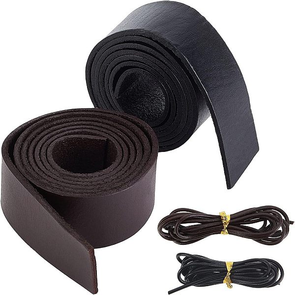PandaHall Olycraft 2Pcs 2 Colors Flat Leather Jewelry Cords, with 2M 2 Colors Round Cowhide Leather Cords and 4Pcs Metallic Wire Twist Ties..., Multicolor
PandaHall Olycraft 2Pcs 2 Colors Flat Leather Jewelry Cords, with 2M 2 Colors Round Cowhide Leather Cords and 4Pcs Metallic Wire Twist Ties..., Multicolor