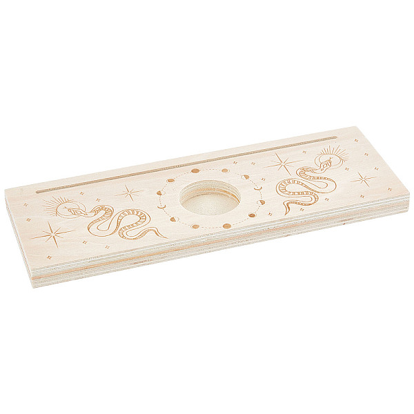 PandaHall GORGECRAFT 9.5x3.4x0.6 Inch Wooden Tarot Card Stand Candle Holder Moon Phase and Snakes Pattern Carved Rectangle Shaped Thick..., Orange
PandaHall GORGECRAFT 9.5x3.4x0.6 Inch Wooden Tarot Card Stand Candle Holder Moon Phase and Snakes Pattern Carved Rectangle Shaped Thick..., Orange