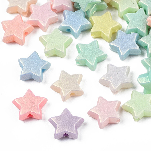 PandaHall Spray Painted Frosted Opaque Acrylic Beads, Star, Mixed Color, 9x9.5x4mm, Hole: 1.8mm, about 3325pcs/500g Acrylic Star Multicolor
PandaHall Spray Painted Frosted Opaque Acrylic Beads, Star, Mixed Color, 9x9.5x4mm, Hole: 1.8mm, about 3325pcs/500g Acrylic Star Multicolor