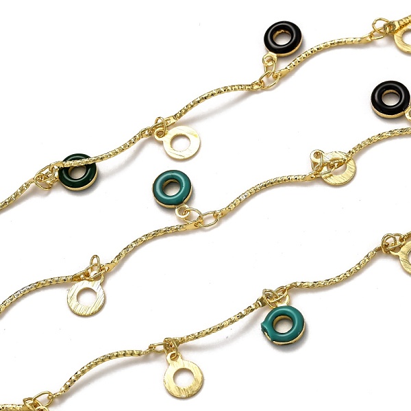 PandaHall Brass Bar Link Chains, with Enamel charms, Spool, Long-Lasting Plated, Soldered, Donut, Golden, Links: 18.4x1.8x1mm, Charms...
PandaHall Brass Bar Link Chains, with Enamel charms, Spool, Long-Lasting Plated, Soldered, Donut, Golden, Links: 18.4x1.8x1mm, Charms...