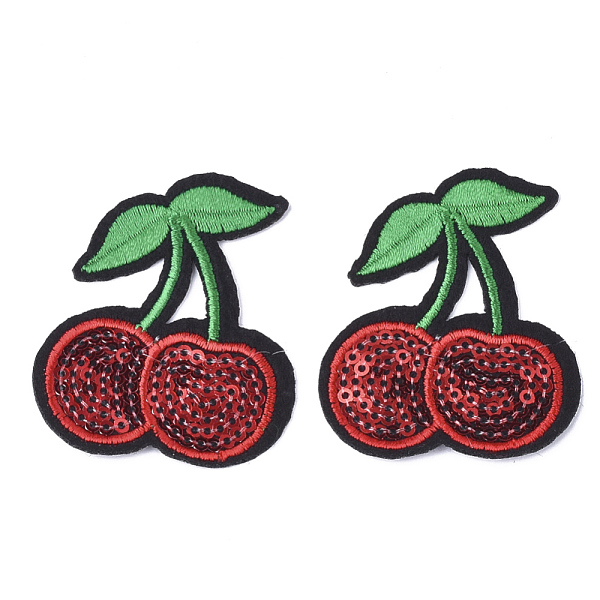 PandaHall Computerized Embroidery Cloth Iron On Patches, with Paillette, Costume Accessories, Appliques, Cherry, Red, 56x48x1.5mm Cloth...
PandaHall Computerized Embroidery Cloth Iron On Patches, with Paillette, Costume Accessories, Appliques, Cherry, Red, 56x48x1.5mm Cloth...