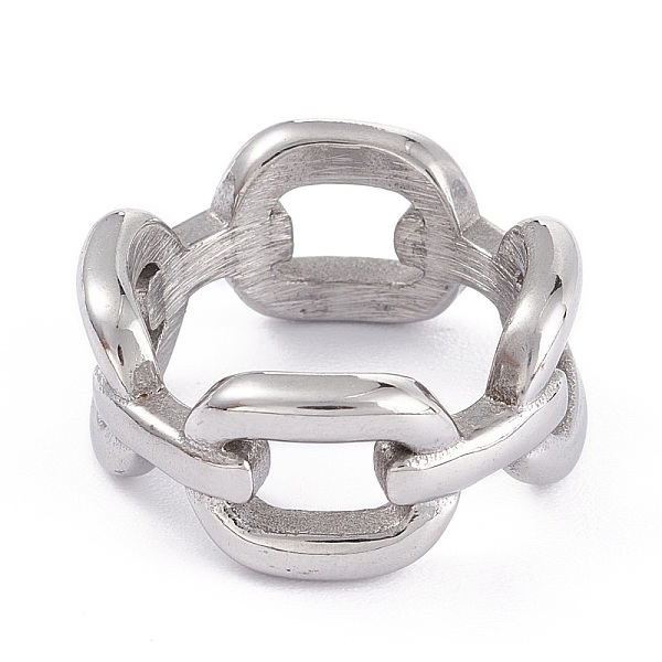 PandaHall Unisex 304 Stainless Steel Finger Rings, Wide Band Rings, Curb Chain Shape, Stainless Steel Color, Size 7, 9.7mm, Inner Diameter...
PandaHall Unisex 304 Stainless Steel Finger Rings, Wide Band Rings, Curb Chain Shape, Stainless Steel Color, Size 7, 9.7mm, Inner Diameter...