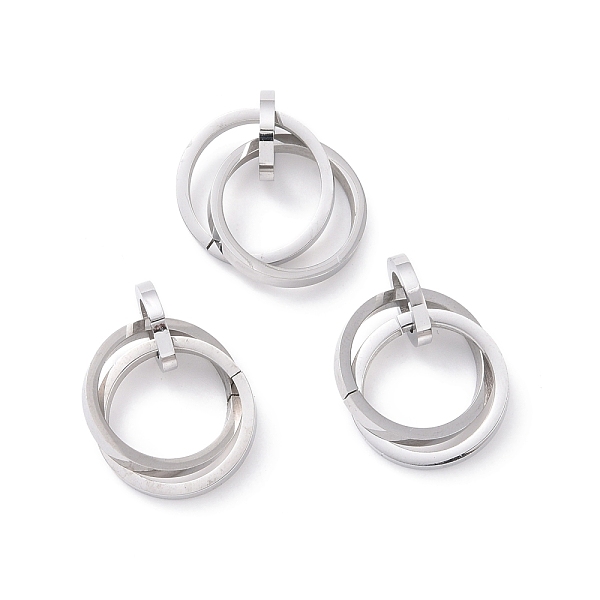 PandaHall 304 Stainless Steel Interlocking Ring Pendants, Mixed Color, 37.5~38x21mm ring: 12~21x2~3mm, inner diameter: 8mm and 17.5mm.. 304...
PandaHall 304 Stainless Steel Interlocking Ring Pendants, Mixed Color, 37.5~38x21mm ring: 12~21x2~3mm, inner diameter: 8mm and 17.5mm.. 304...