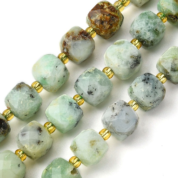 PandaHall Natural Chrysoprase Beads Strands, with Seed Beads, Faceted Cube, 8~9x8~9x8~9mm, Hole: 0.9~1mm, about 35~39pcs/strand...
PandaHall Natural Chrysoprase Beads Strands, with Seed Beads, Faceted Cube, 8~9x8~9x8~9mm, Hole: 0.9~1mm, about 35~39pcs/strand...
