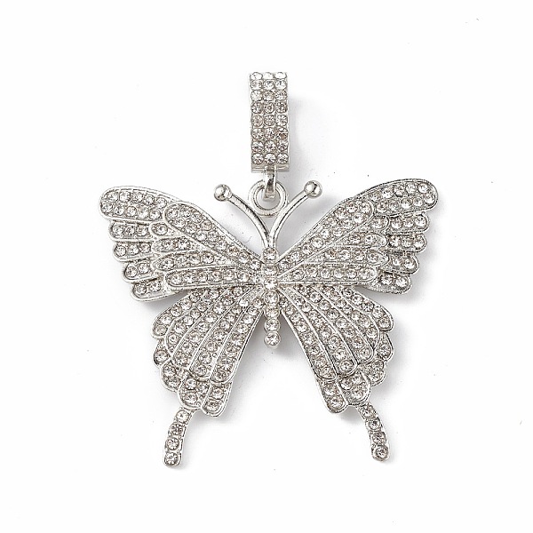 PandaHall Alloy Rhinestone European Dangle Charms, Large Hole Pendants, Butterfly, Cadmium Free & Lead Free, Platinum, 40x46.5x3mm, Hole...
PandaHall Alloy Rhinestone European Dangle Charms, Large Hole Pendants, Butterfly, Cadmium Free & Lead Free, Platinum, 40x46.5x3mm, Hole...