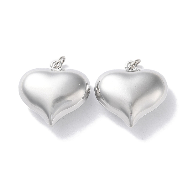 PandaHall Rack Plating Brass Pendants, Long-Lasting Plated, Lead Free & Cadmium Free, Heart, Platinum, 25x25x10.5mm, Hole: 5mm Brass Heart
PandaHall Rack Plating Brass Pendants, Long-Lasting Plated, Lead Free & Cadmium Free, Heart, Platinum, 25x25x10.5mm, Hole: 5mm Brass Heart