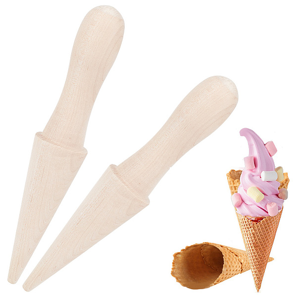 PandaHall Beechwood Press Ice Cream Cone Mold, Pastry Mould, Cake Mold Baking, Antique White, 215x39mm Wood Cone
PandaHall Beechwood Press Ice Cream Cone Mold, Pastry Mould, Cake Mold Baking, Antique White, 215x39mm Wood Cone