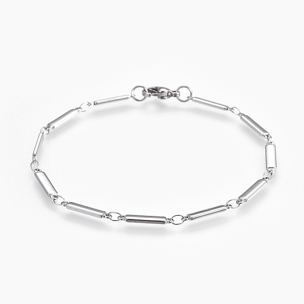 PandaHall 304 Stainless Steel Link Chain Bracelets, with Lobster Claw Clasps, Rectangle, Stainless Steel Color, 8 inch(20.2cm) 304 Stainless...
PandaHall 304 Stainless Steel Link Chain Bracelets, with Lobster Claw Clasps, Rectangle, Stainless Steel Color, 8 inch(20.2cm) 304 Stainless...