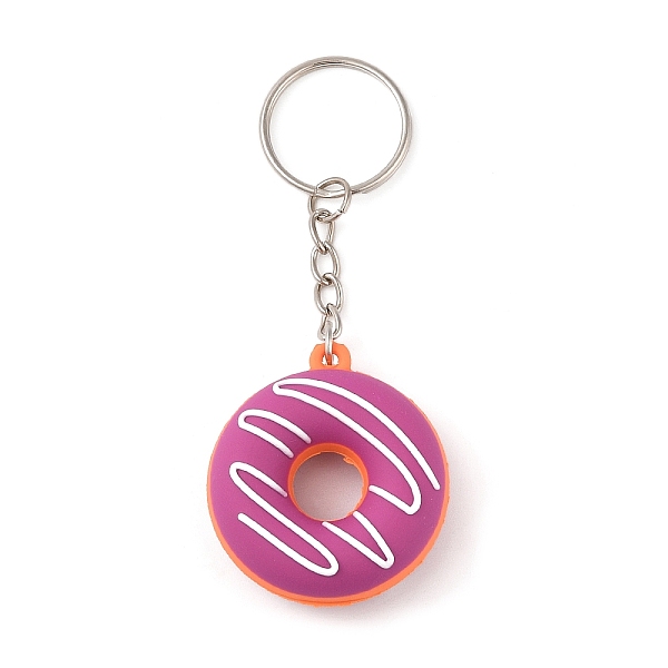 PandaHall Alloy Keychains, with PVC Pendants, Donut, Camellia, 9.8cm Plastic Donut Pink
PandaHall Alloy Keychains, with PVC Pendants, Donut, Camellia, 9.8cm Plastic Donut Pink