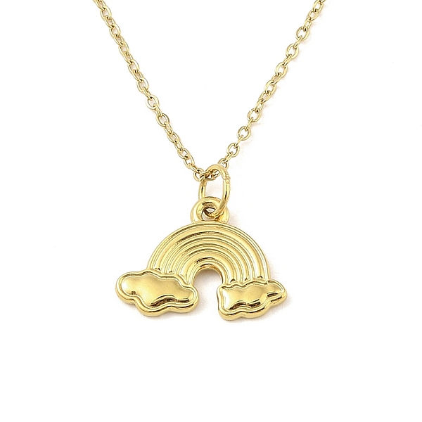 PandaHall Ion Plating(IP) 304 Stainless Steel Pendant Necklaces for Women, Rainbow, Real 18K Gold Plated, 18.11 inch(46cm) 304 Stainless...
PandaHall Ion Plating(IP) 304 Stainless Steel Pendant Necklaces for Women, Rainbow, Real 18K Gold Plated, 18.11 inch(46cm) 304 Stainless...