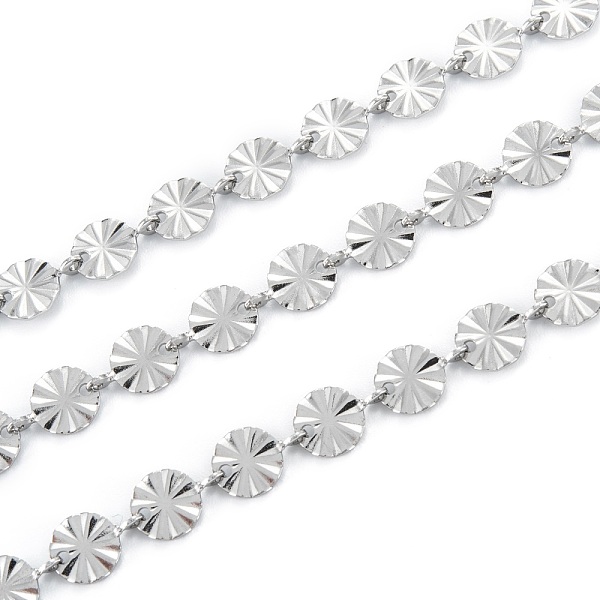 PandaHall 3.28 Feet Handmade 304 Stainless Steel Link Chains, with Flat Round Flower Charms, Unwelded, Stainless Steel Color, link...
PandaHall 3.28 Feet Handmade 304 Stainless Steel Link Chains, with Flat Round Flower Charms, Unwelded, Stainless Steel Color, link...